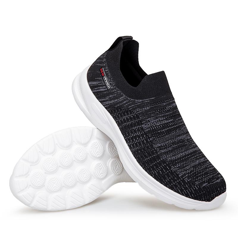 Unisex Menn Kvinner Lilla Fritidssko Myk Såle Slip-On Sneakers Løpesko Kvinner Lettvekt Loafers Gåsko Herrefottøy