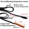 Air Conditioning Temperature Sensor 5K 10K 15K 20K 25K 50K Air Conditioner Tube Sensor Rubber Head Copper Head