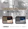 Sansui Bluetooth Speaker with Black AM/FM Radio,