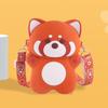 Creative Silicone Crossbody Bag Red Panda Pattern 3D Cute Shoulder Bags Adjustable Strap Waterproof Silicone Cartoon Handbag