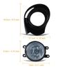 For Toyota Prius C Aqua 2015 2016 2017 Car Fog Lamp Assembly LED Halogen Front Bumper Fog Light With Cover Wires Switch Harness