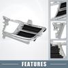 ABSOPRO Front Left and Right Side Fog Light Grille Cover Part Number Compatible with Mazda Silver 1 Pair Trim, GS3M50C10J, 6, 2009-2010, Tone,