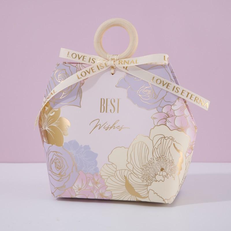 5pcs Boutique Candy Gift Box Wedding Candy Wedding Favor Gift Box Chocolate Box Birthday Party Decoration Festive Party Gifts