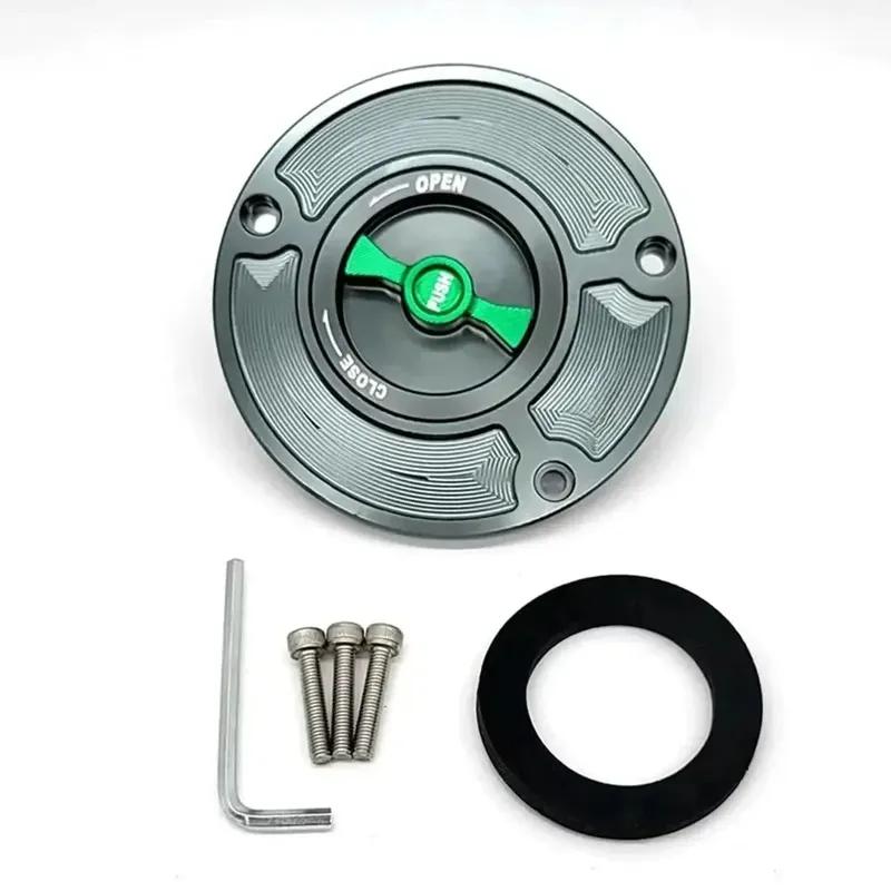 Motocycle CNC Fuel Tank Cap Cover For Kawasaki Z650 2017-2019 Z800 2013-2019 Z1000 2007-2017 Z750 /R 2007-2012
