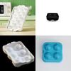 Premium Whiskey Box Ice Ball Cube Maker Tray With Stylish Round Sphere Mould