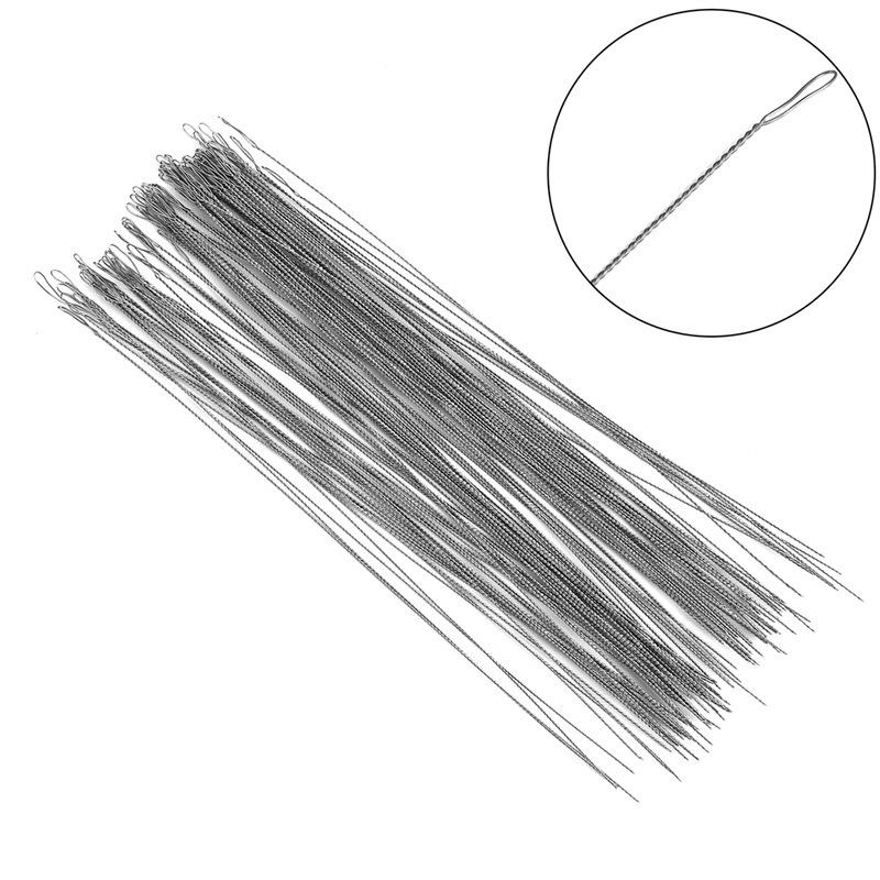 Stainless Steel Twisted Beading Needles for Handmade Jewelry Bracelets, Necklaces, Pendants, and Crafting