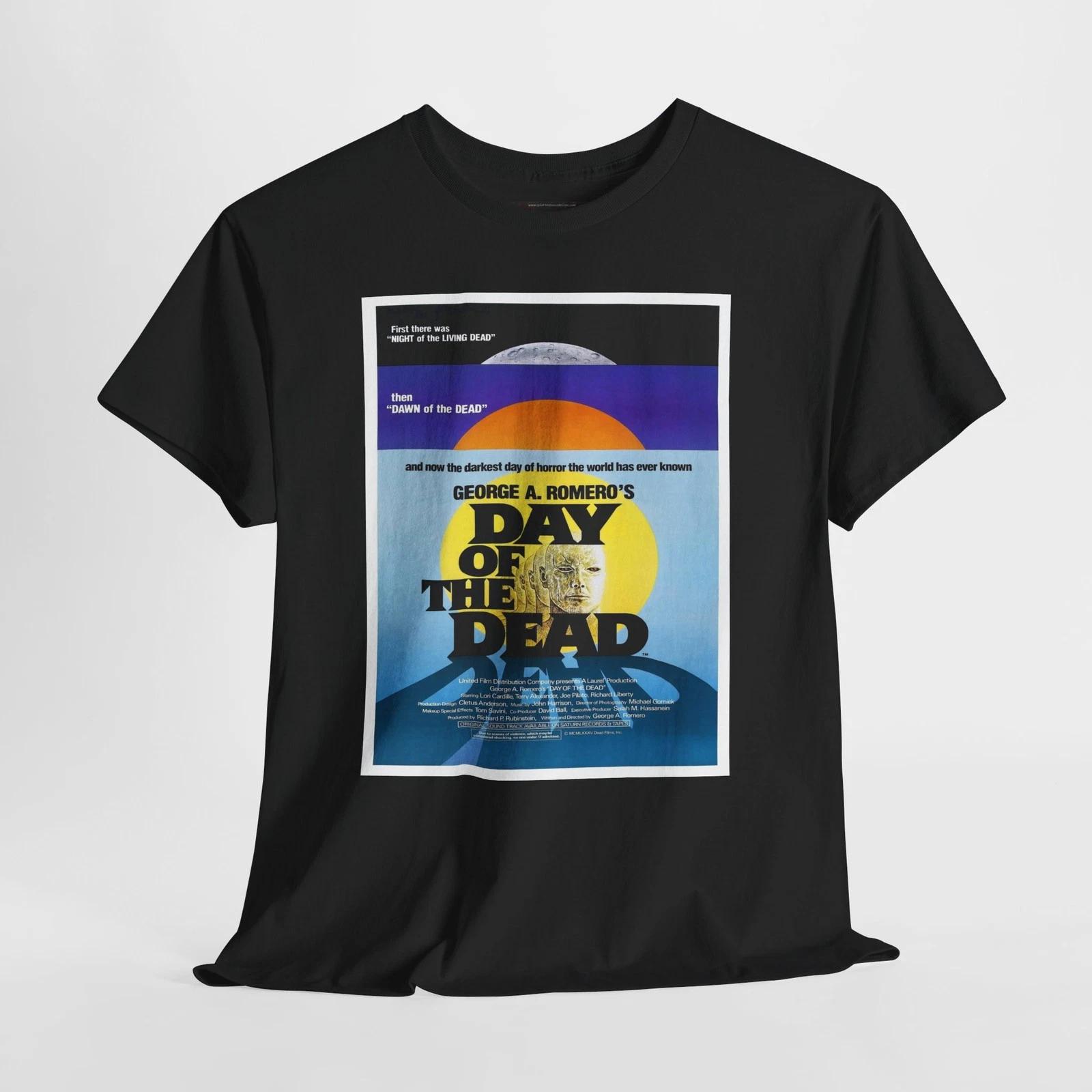 Day of the Dead 1985 Retro Movie Poster Horror Unisex Graphic T-Shirt 4XL