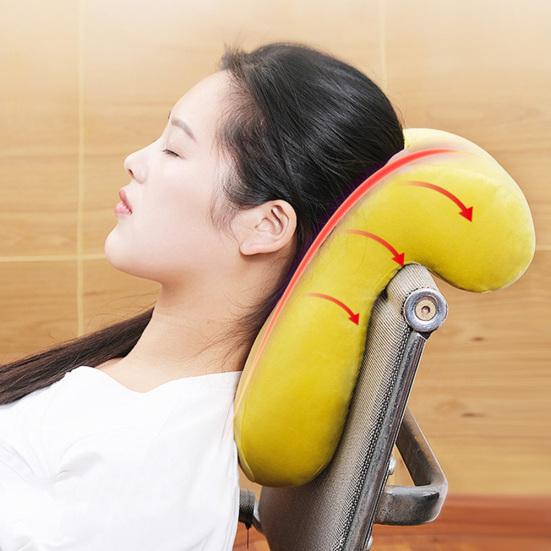 Portable Travel Noon Office Nap Neck Pillow Soft Home Desk Cushion
