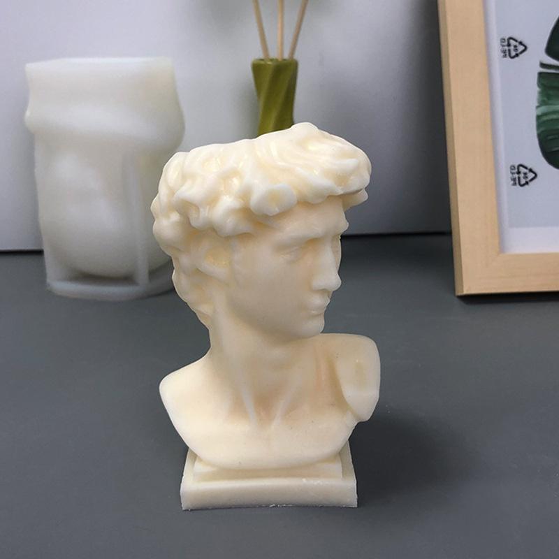 Epoxidharz Silikonform David Kopf Vase Silikonformen Topf Gipsform Stifthalter Blumentopf Vase Topfpflanzen Tonformen