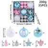 Creative Colorful Christmas Tree Hanging Ornament Set - Irregular Shaped Decorative Balls