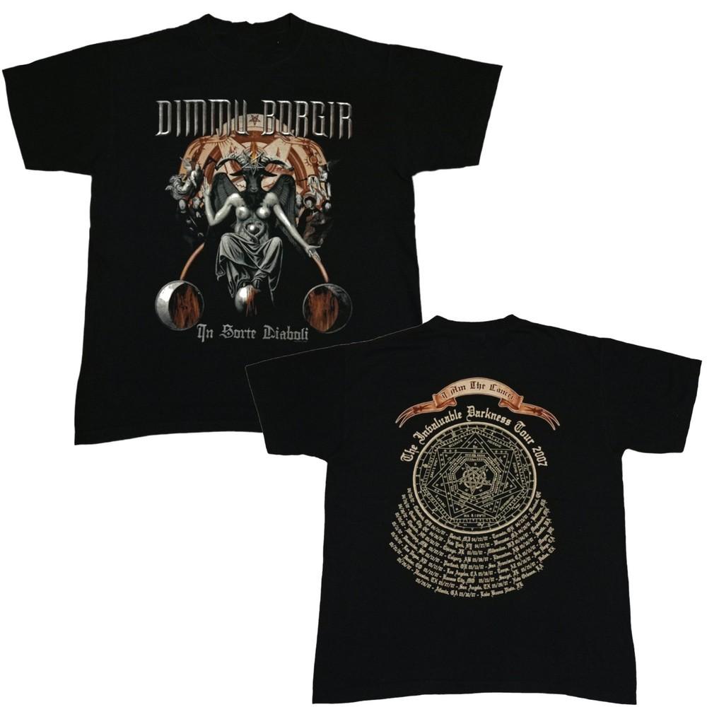 Dimmu Borgir In Sorte Diaboli Подарок Для Фанатов Унисекс S-5XL Футболка MK511 Унисекс Футболка XXXXL