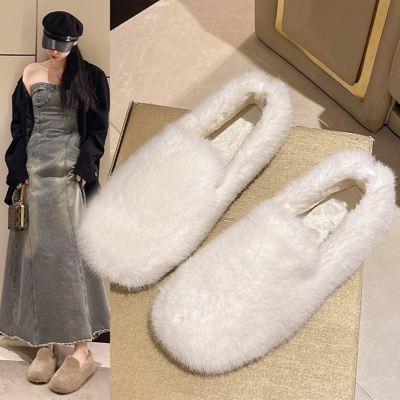 Winter Models Are Strongly Promoted @Giant Warm and Thin! Mao Mao Shoes Women Wear Outside In Winter, Increase the Inner Height and Add Fleece, and 