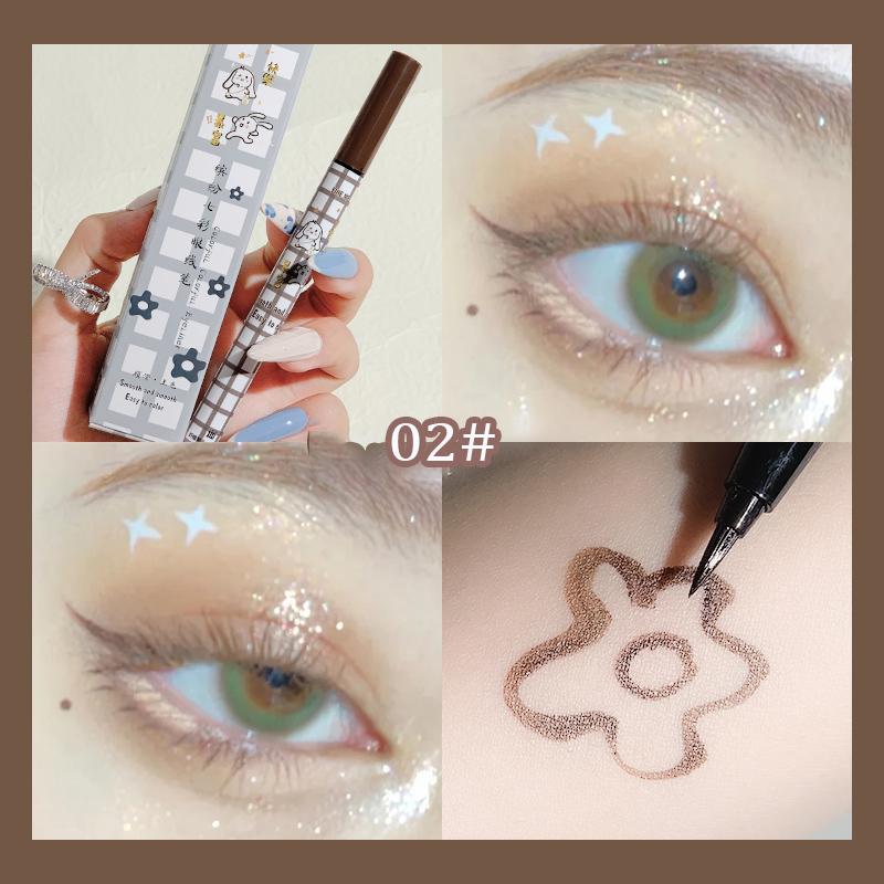 

Colorful Liquid Eyeliner Pencil Matte Waterproof Not Blooming Eyeliner Long Lasting Liquid Eye Liner Pen Eye Makeup Cosmetics