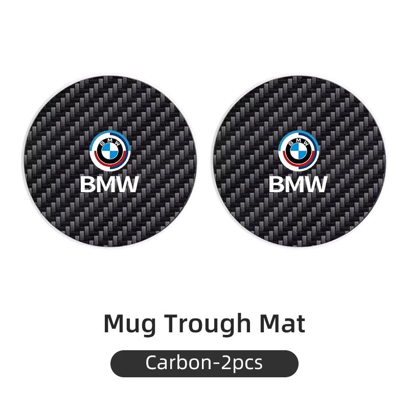 

Car Sticker 2025 Hot Car Water Coaster Console Mug Slots Drink Non-Slip Pad Mute Mat For BMW E46 E90 E60 F10 E39 F30 E36 F20 E87