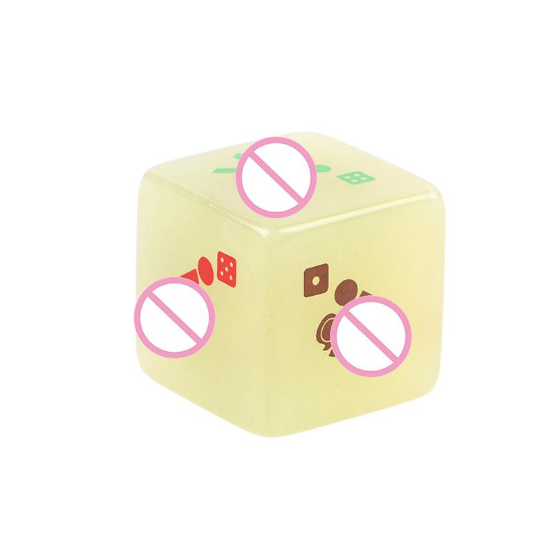 4 Sides Luminous Sex Dice Toys for Couples Adults Games Romance Love Hunour