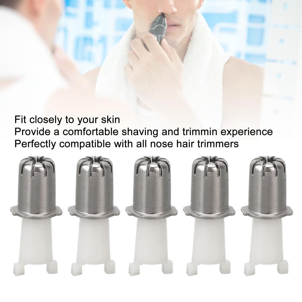 10pcs Nose Hair Trimmer Head Accurate Shaving Universal Replacement Clipper Blade Heads