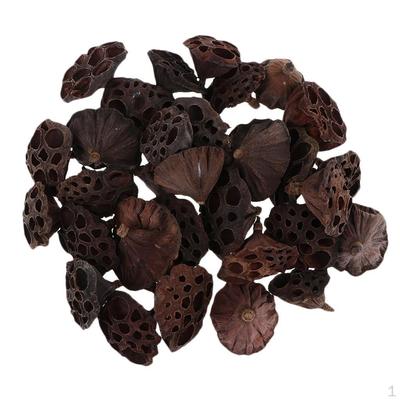 60x Suche łodygi, kwiatu lotosu, sztuczny kwiat do dekoracji domu 3-12cm