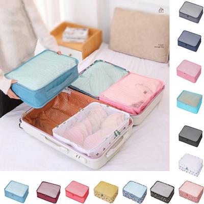 Oxford Cloth Travel Clothing Storage Bag Cube System Clothes Storage Organizer  Shoe