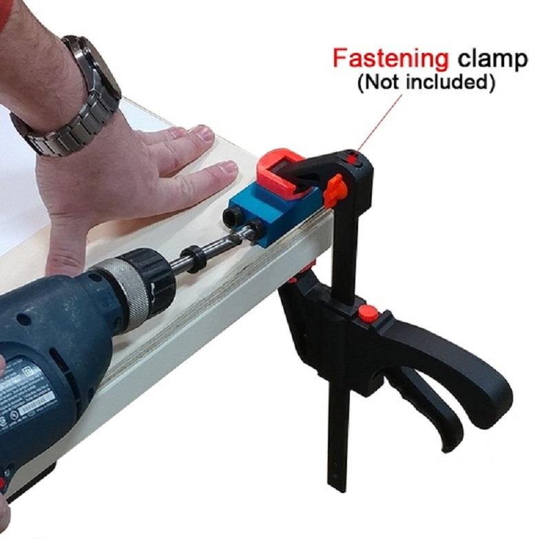 Premium Quality Pocket Hole Jig Kit With Versatile 6/8/10mm Drive Adapters For Seamless Woodworking