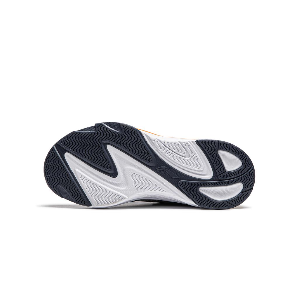 Li Ning Kids Comfortable Classic Shock Absorption Rebound Low Top Casual Shoes Kids Casual Shoes Oatmeal-Gray YKCU104-7