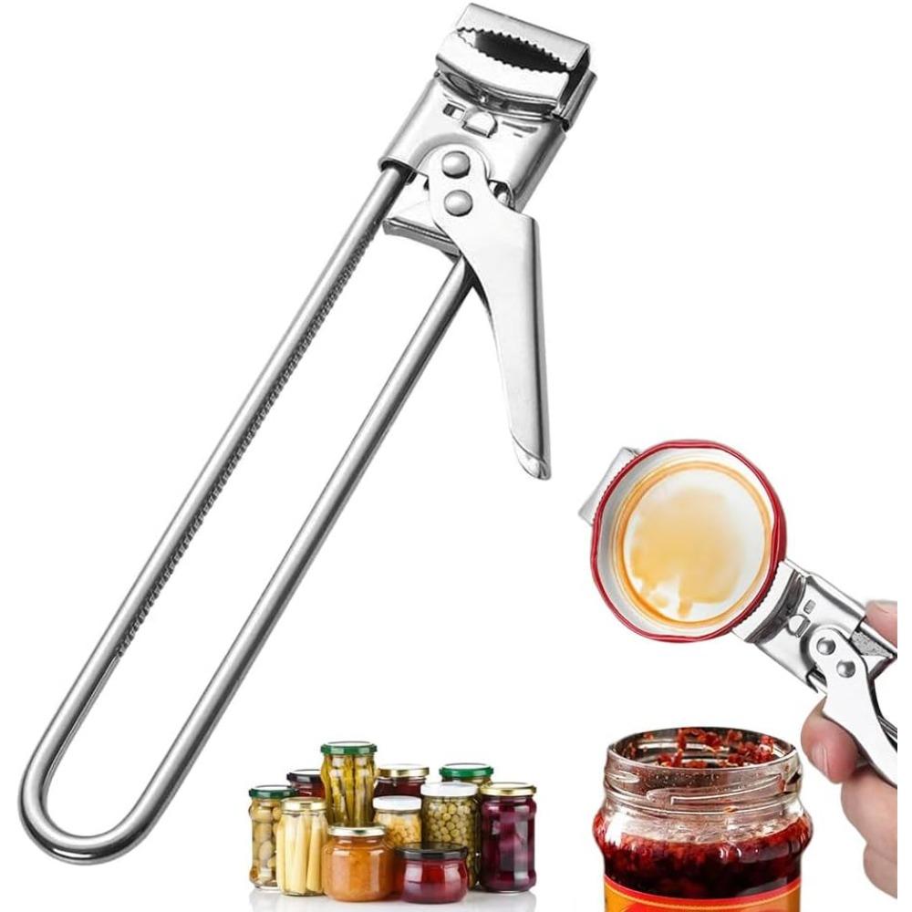 2026 Is suitable for weak handed can openers, With adjustable multifunctional stainless steel can openers, Can openers, and lid clamps