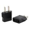 Portable Travel Plug Adaptor US To EU Plug Adapter Standard America Flat 2pin To European Round 2pin Socket Converter