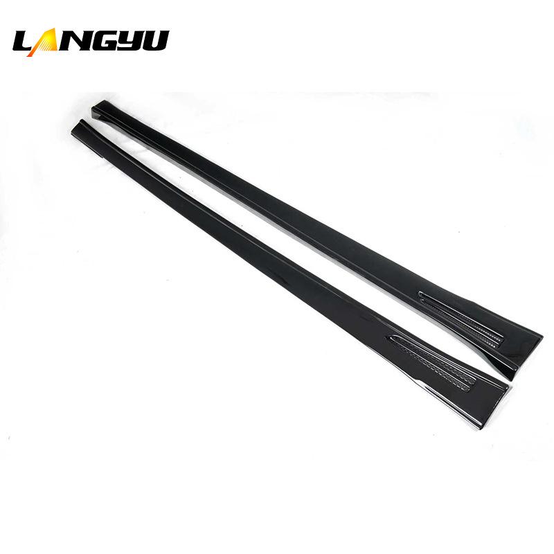 Langyu 19-22 Cadillac CT6 Gloss Black Body Kit: Front & Rear Lips, Side Skirts.