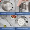 316 Stainless Steel Mini Deep Fryer & Milk Pot: Thickened Cooking Pan for Baby Food & Household Use