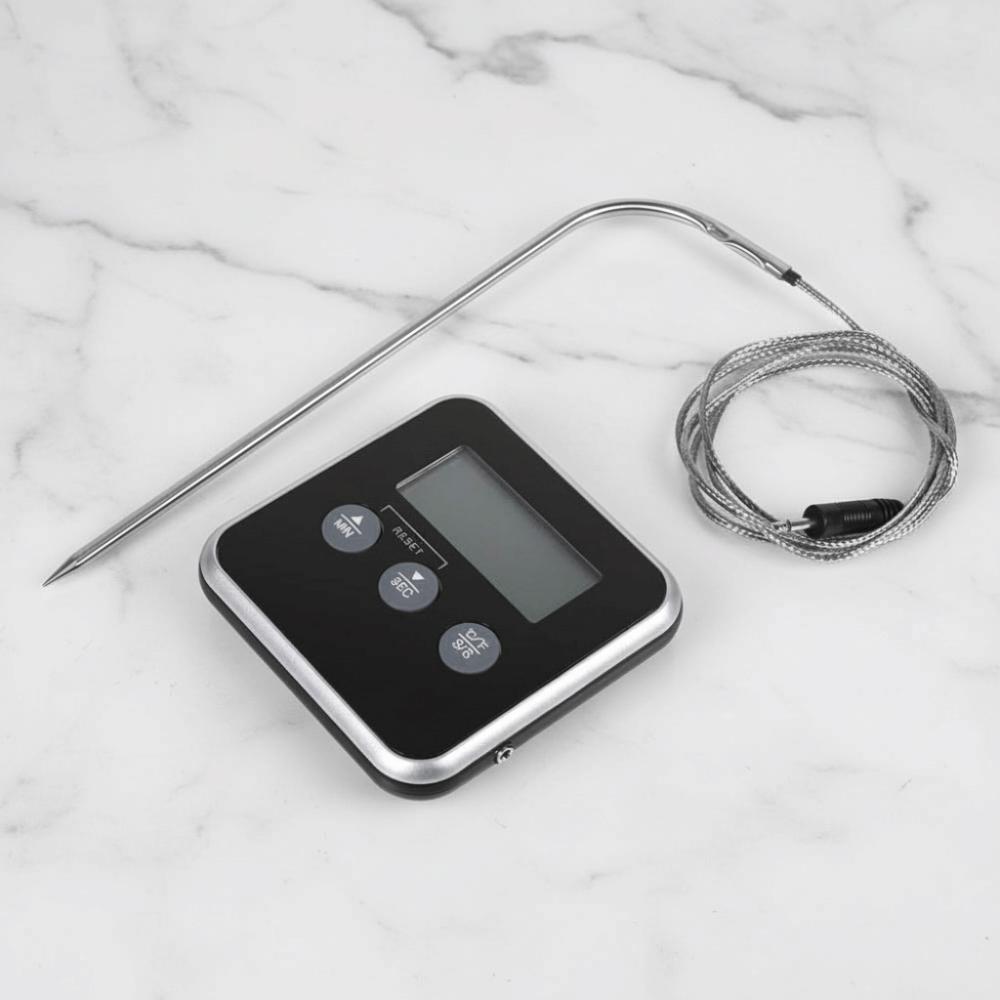 Long Probe BBQ Meat Thermometer Waterproof Grill Temperature Tester Digital Food Thermometer  Oven