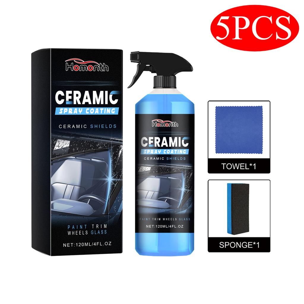 Zestaw do powlekania płynem ceramicznym z gąbką kryształową, powłoką hydrofobową, polerowanie lakieru, powłoki lakiernicze do samochodów