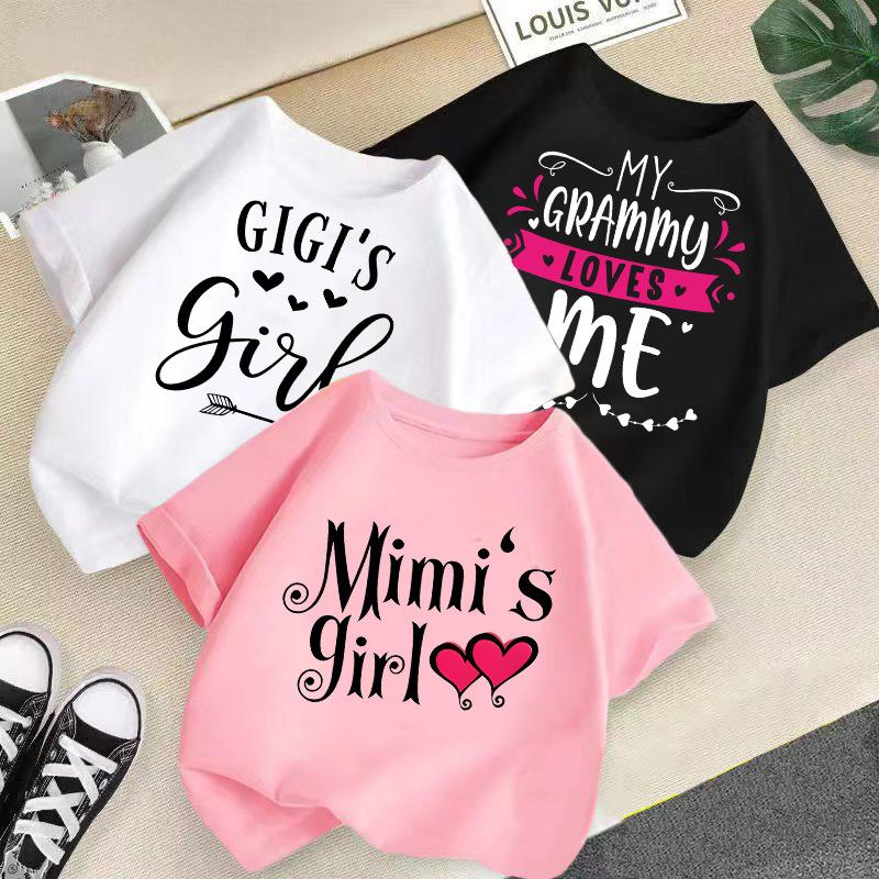 Kid T Shirt Letter Printed Children T-shirt Kids 100% Cotton Clothes T-shirt Tops Tee Boys Tee 2-13Y