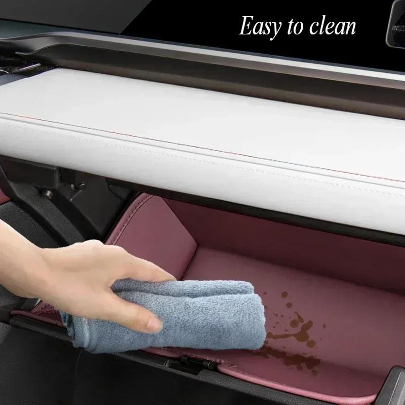 For GEELY Monjaro KX11 XingyueL After Auto Co-pilot Storage Bag Pocket Scratch-proof Storage Slot Protective Mat Accessories