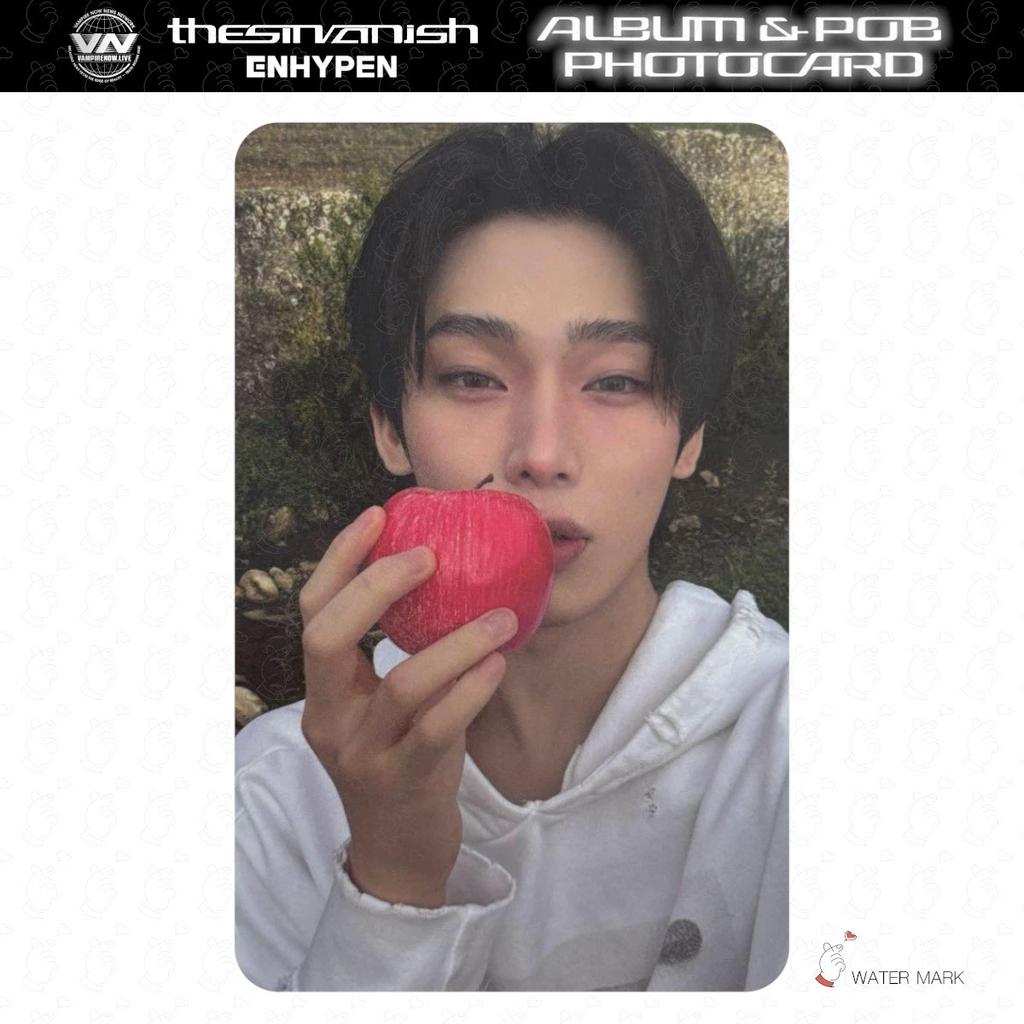 VORBESTELLUNG ENHYPEN THE SIN VANISH ALBUM Fotokarte Japan POB Glücksziehung OFFIZIELL FORBIDDEN AFTERLIGHT STORM FUGITIVES