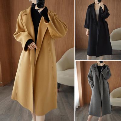 Γυναικείο χειμωνιάτικο παλτό μακρύ στυλ Θερμικό κομψό μακρυμάνικο Γυναικείο παλτό για ραντεβού