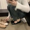 2024 Spring Single Shoes Fashion Shallow Slip On Women Flat Shoes Ladies Casual Outdoor Ballerina Shoe flats  lolita shoes