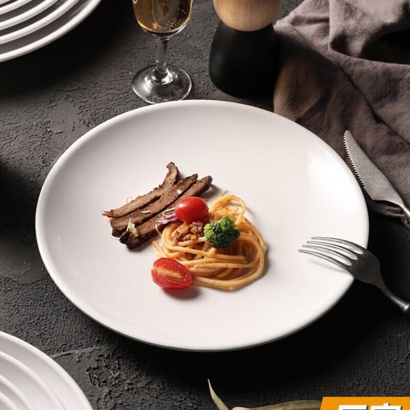 Jingbeier Melamine Imitation Porcelain Round Plate