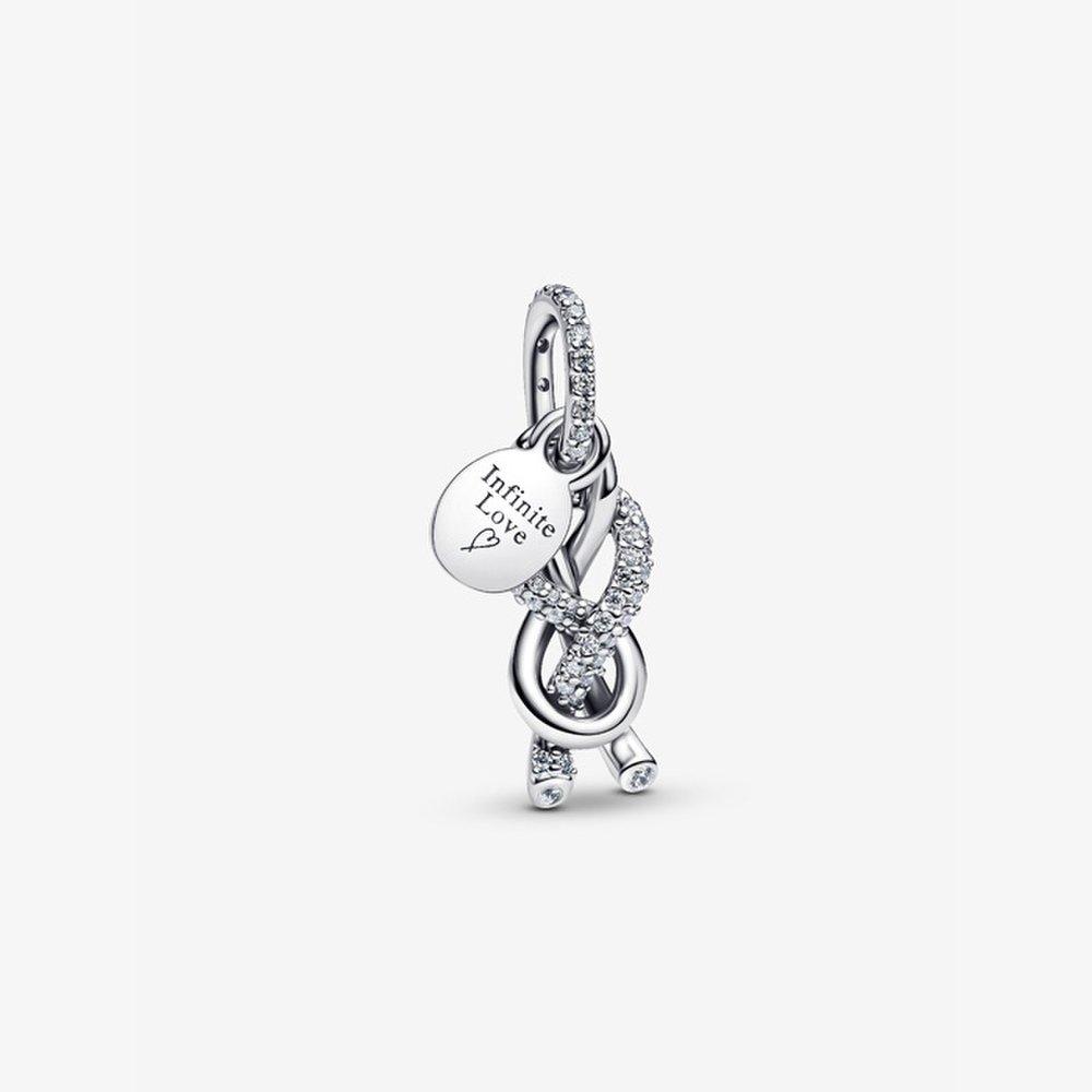 Pandora Pave Infinity Note Dangle Charm 793780C01
