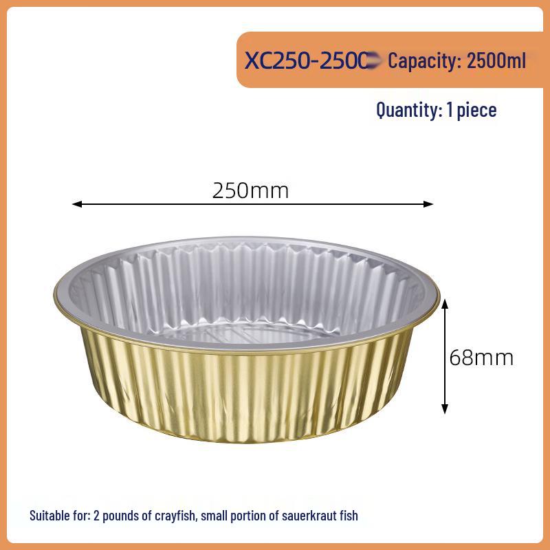 COFLYEE Disposable Aluminum Foil Food Containers