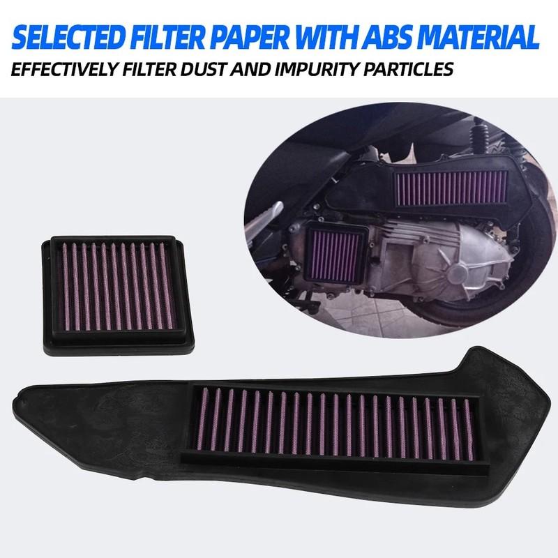 For Yamaha X MAX250 XMAX300 X-MAX250/300 Air Filter Element Motorcycle Transmission Filter Element High Flow Air Filter