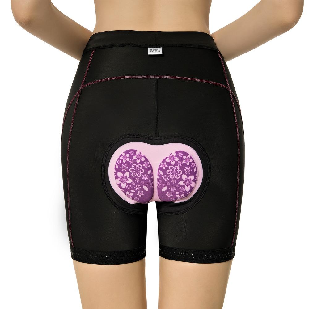 3D Padded Riding Shorts Lightweight Biking Underwear Durable Bike Shorts  for Women