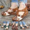 New Summer Women Premium Orthopedic Open Toe Sandals Female Slippers Vintage Anti-slip Breathable Slippers Plus Size Sandals