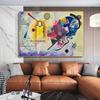Wassily Kandinsky – peintures murales jaunes, rouges et bleues, pour salon, décor artistique mural, affiches d'art sur toile célèbres, décoration de maison