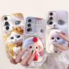 Case For Samsung Galaxy A53 A54 A55 5G Cover SM-A536B SM-A546V SM-A556B Shockproof Funda Fashion Flower Soft Silicone Matte Etui