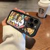 Cute Happy Puppy iPhone16 Mobile Phone Case 12promax Anti-drop for Apple 14plus Cute XR Soft