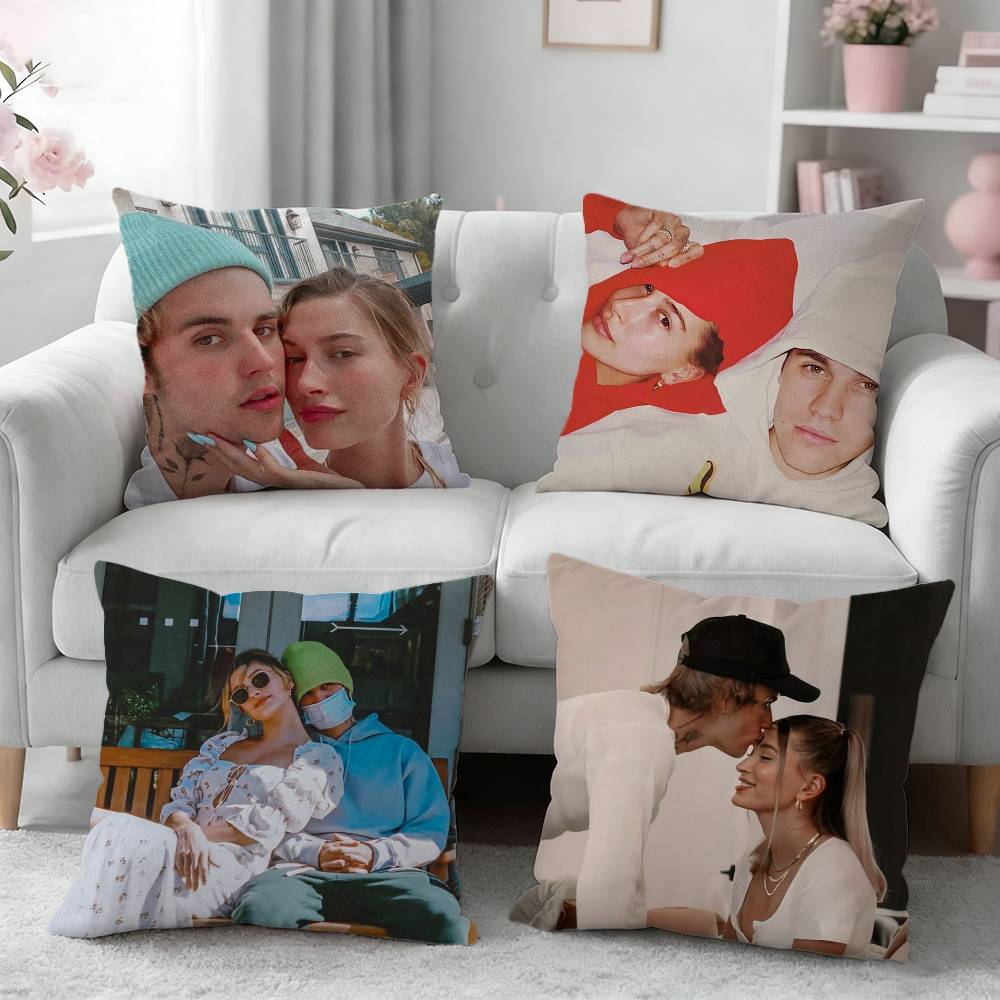 Jailey Hailey JB Pillow Case Pattern Printed Pillowcase For Living Room Sofa Cushion Cover