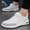 New free little white shoes men's flat-soled fashion board shoes spring and summer new lightweight shoes