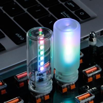 RX9016 USB Automatisches Farbwechselndes Glas Nachtlicht für Auto oder Schlafzimmer mit Touch-Steuerung
