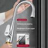 De'er Pull-Out Brass Kitchen Faucet with Dual Spray