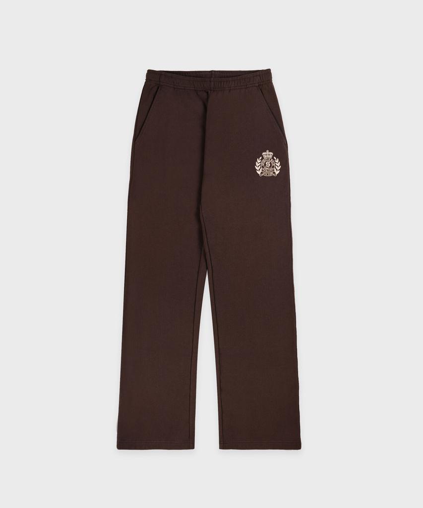 SPORTY&RICH Ny Crest Embroidered Wide Sweatpants Unisex R256Aup004