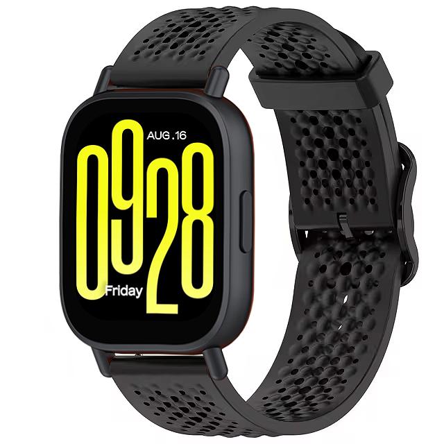 20mm 22mm Silikonarmband für Redmi Watch 5 Active/Lite Sport Smartwatch Atmungsaktives Ersatzarmband für Redmi Watch 5 Lite